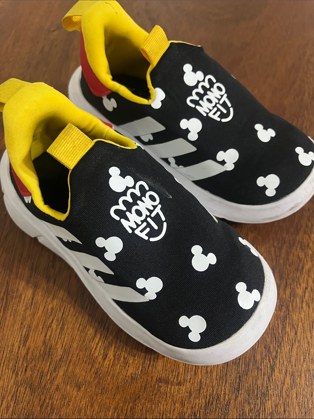 adidas Disney Mono Fit Black Slip-On Sneakers